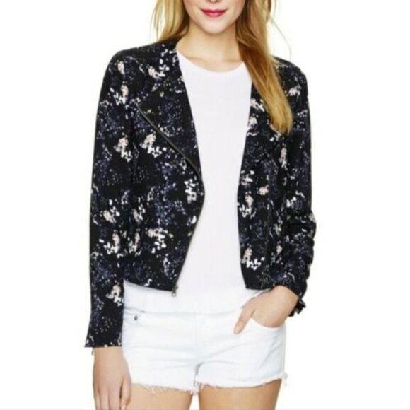 Aritzia Jackets & Blazers - HOST PICK** Talula Aritzia watercolour moto jacket